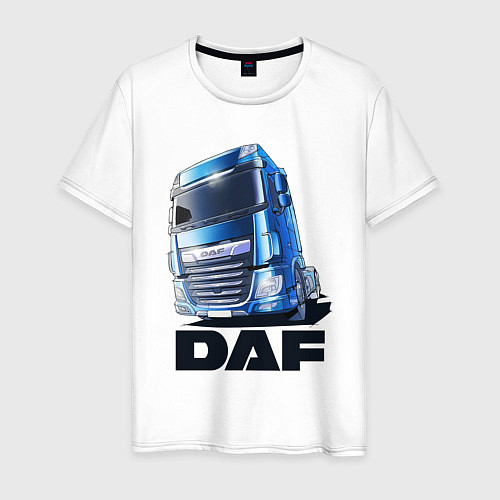 Мужская футболка Daf Truck / Белый – фото 1