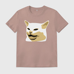 Мужская футболка Кот Смадж Мем