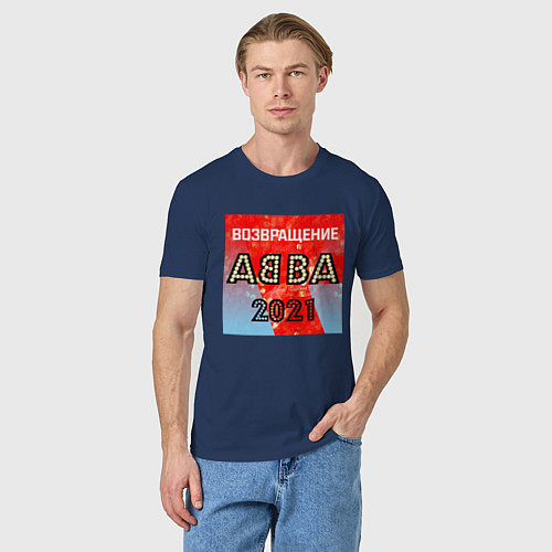 Мужская футболка Возвращение ABBA / Тёмно-синий – фото 3