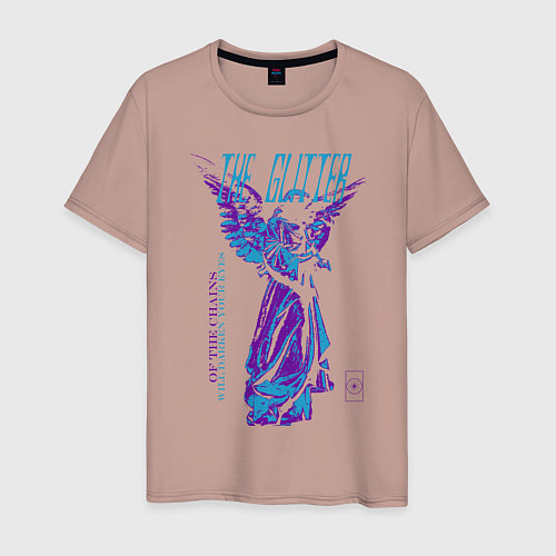 Мужская футболка Angel / Пыльно-розовый – фото 1