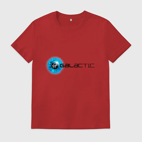Мужская футболка Virgin Galactic logo / Красный – фото 1