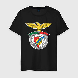 Футболка хлопковая мужская Benfica, цвет: черный