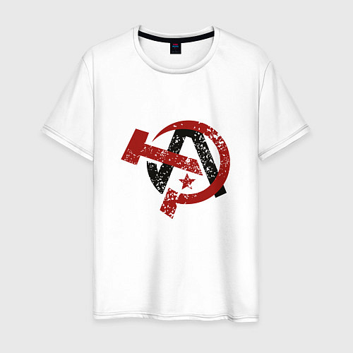 Мужская футболка АНАРХИЯ ANARCHY Z / Белый – фото 1