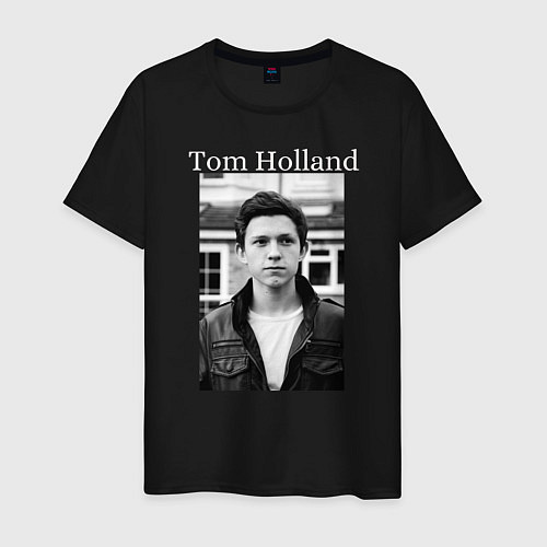 Мужская футболка Tom Holland / Черный – фото 1