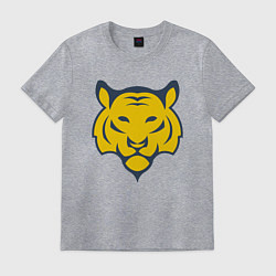 Футболка хлопковая мужская Yellow Tiger, цвет: меланж