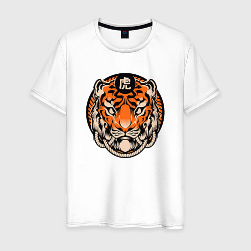 Мужская футболка Amazing Tiger / Белый – фото 1
