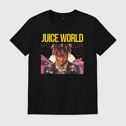 Футболка хлопковая мужская LEGENDS NEVER DIE WRLD, цвет: черный