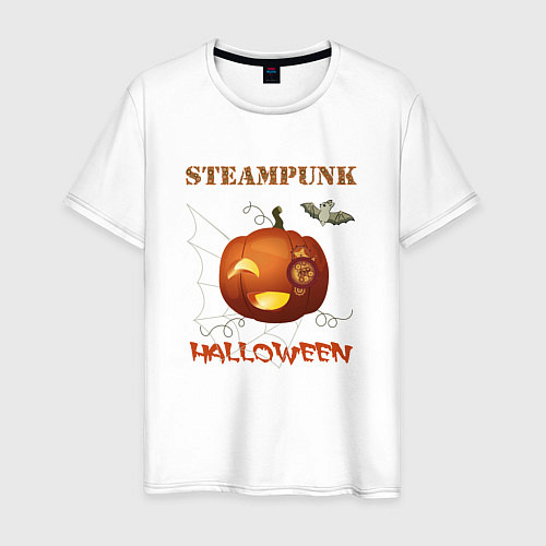 Мужская футболка Стимпанк-хэллоуин 2 / Белый – фото 1