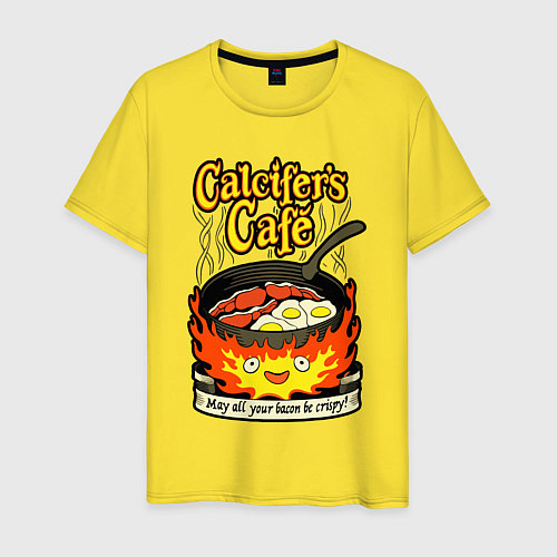 Мужская футболка Calcifer cook / Желтый – фото 1