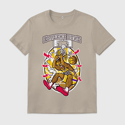 Мужская футболка Баскетболист ломает кольцо