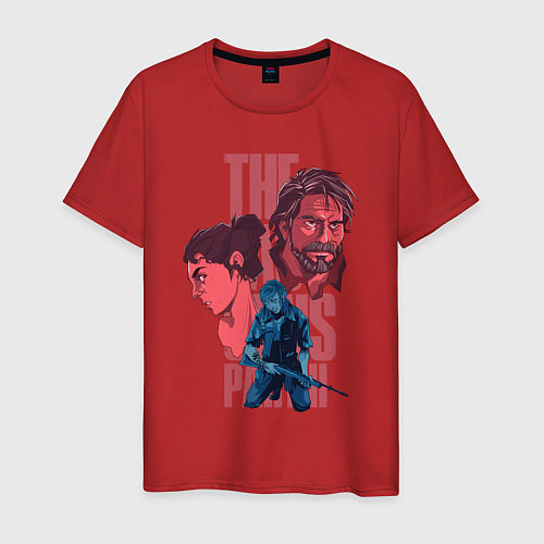 Мужская футболка The Last of Us Part II / Красный – фото 1