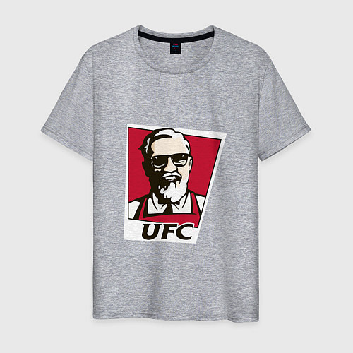 Мужская футболка McGregor ufc / Меланж – фото 1