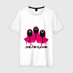 Футболка хлопковая мужская Squid Soldiers, цвет: белый