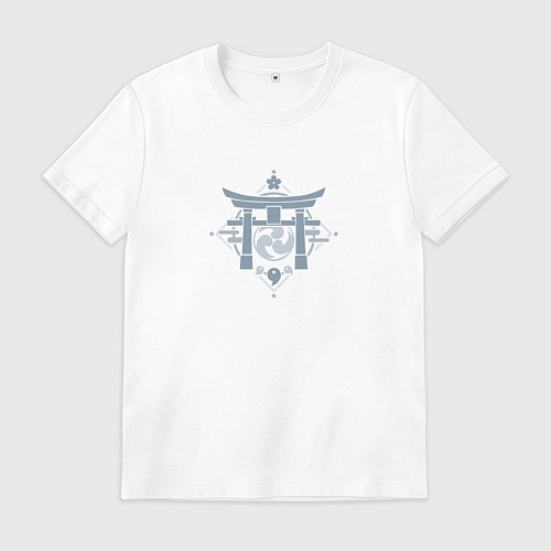 Мужская футболка Genshin Impact - Инадзума / Белый – фото 1