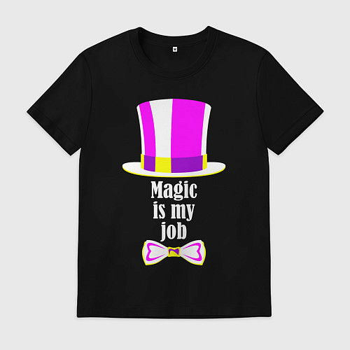 Мужская футболка Волшебство черный / Черный – фото 1