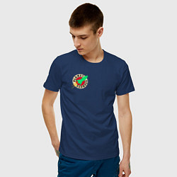 Футболка хлопковая мужская Футурама - Межпланетный экспресс, цвет: тёмно-синий — фото 2