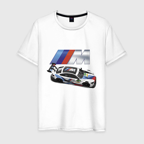 Мужская футболка BMW Great Racing Team / Белый – фото 1