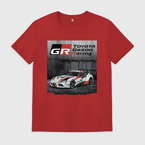 Мужская футболка Toyota Gazoo Racing Team / Красный – фото 1