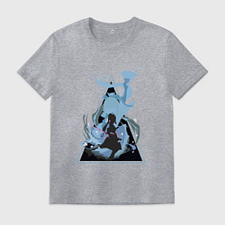 Мужская футболка Genshin Impact AyakaАяка