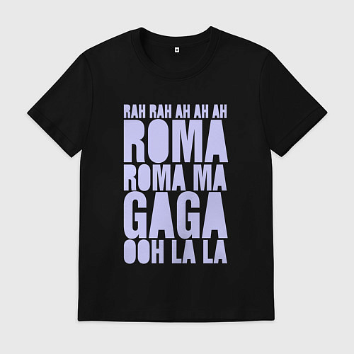 Мужская футболка Гага / Черный – фото 1