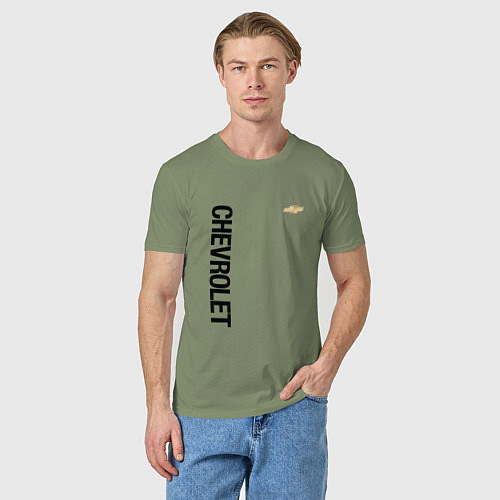 Мужская футболка Шевроле Логотип / Авокадо – фото 3