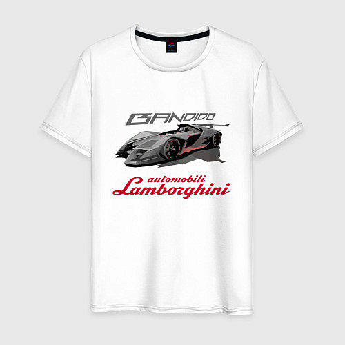 Мужская футболка Lamborghini Bandido concept / Белый – фото 1