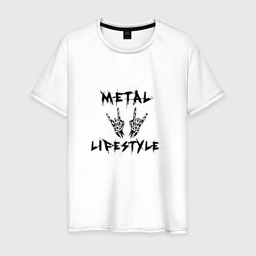 Мужская футболка Металлика Metallica рок / Белый – фото 1