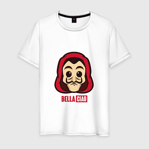Мужская футболка Dali - Bella Ciao / Белый – фото 1