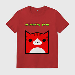 Мужская футболка Geometry Dash: Cat Skin