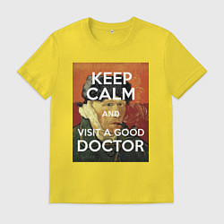 Мужская футболка Успокойся и сходи к хорошему доктору!