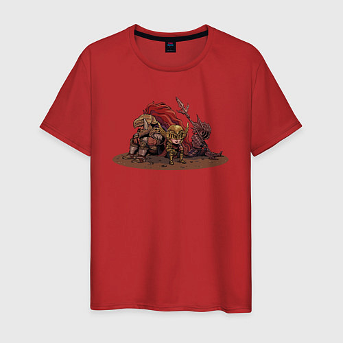 Мужская футболка Трио Elden Ring / Красный – фото 1