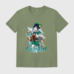 Мужская футболка Венти Venti Genshin Impact