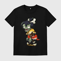 Мужская футболка Female cave zombie