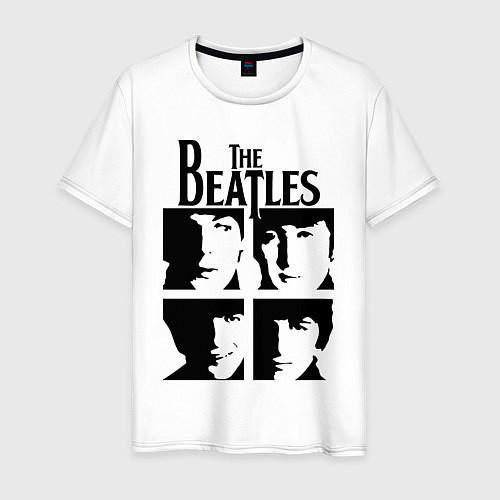 Мужская футболка The Beatles - legendary group! / Белый – фото 1
