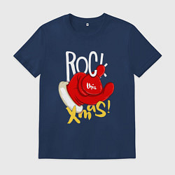 Мужская футболка Red mittens Rock this xmas