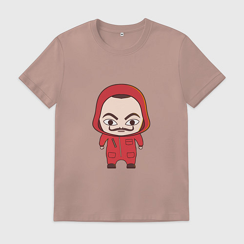 Мужская футболка Money Heist Boy / Пыльно-розовый – фото 1