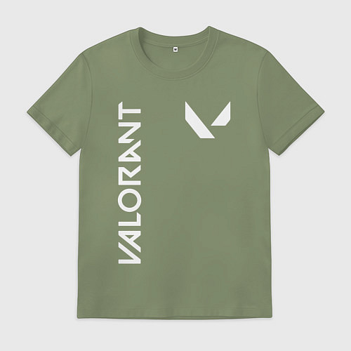 Мужская футболка Valorant - Logo / Авокадо – фото 1