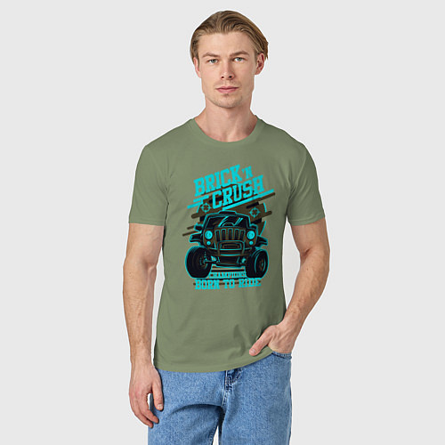 Мужская футболка Авто чемпион дорог / Авокадо – фото 3