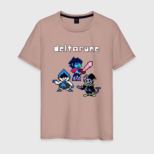 Мужская футболка Deltarune Дельтарун / Пыльно-розовый – фото 1