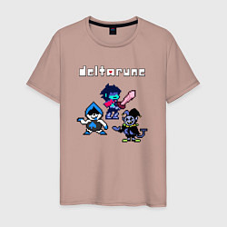 Футболка хлопковая мужская Deltarune Дельтарун, цвет: пыльно-розовый