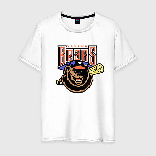 Мужская футболка Yakima Bears - baseball team / Белый – фото 1