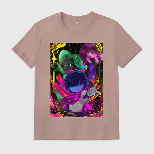 Мужская футболка Deltarune Vol 9 / Пыльно-розовый – фото 1