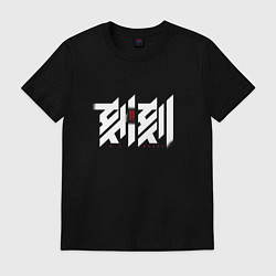 Футболка хлопковая мужская Kokkouku logo, цвет: черный