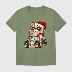 Мужская футболка ГОБА БОГ ОЧАГА НОВОГОДНИЙ