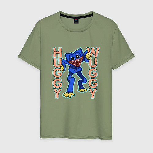 Мужская футболка Huggy Wuggy Poppy 02 / Авокадо – фото 1