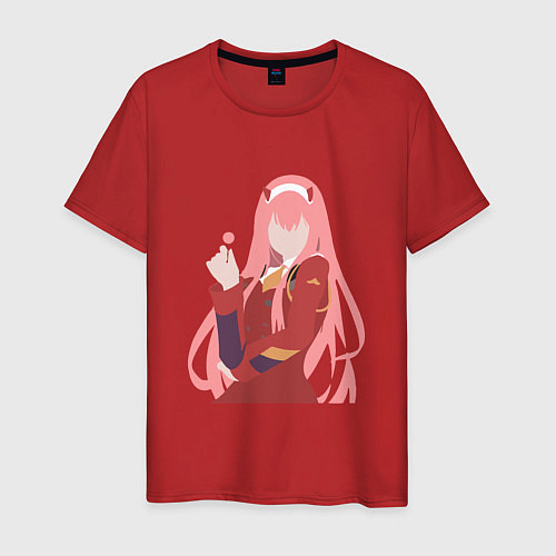 Мужская футболка Zero Two 03 Darling / Красный – фото 1