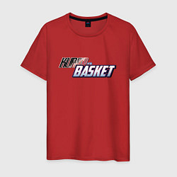 Футболка хлопковая мужская KUROKO BASKETBALL LOGO, КУРОКО, цвет: красный