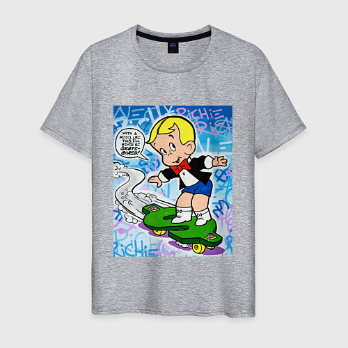 Мужская футболка Richie Rich ALEC ART / Меланж – фото 1