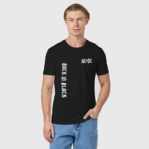 Мужская футболка ACDC Рок / Черный – фото 3