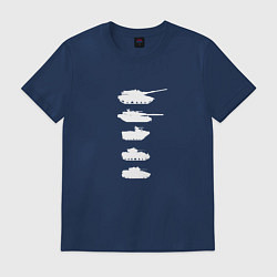 Мужская футболка ВИДЫ ТАНКОВ